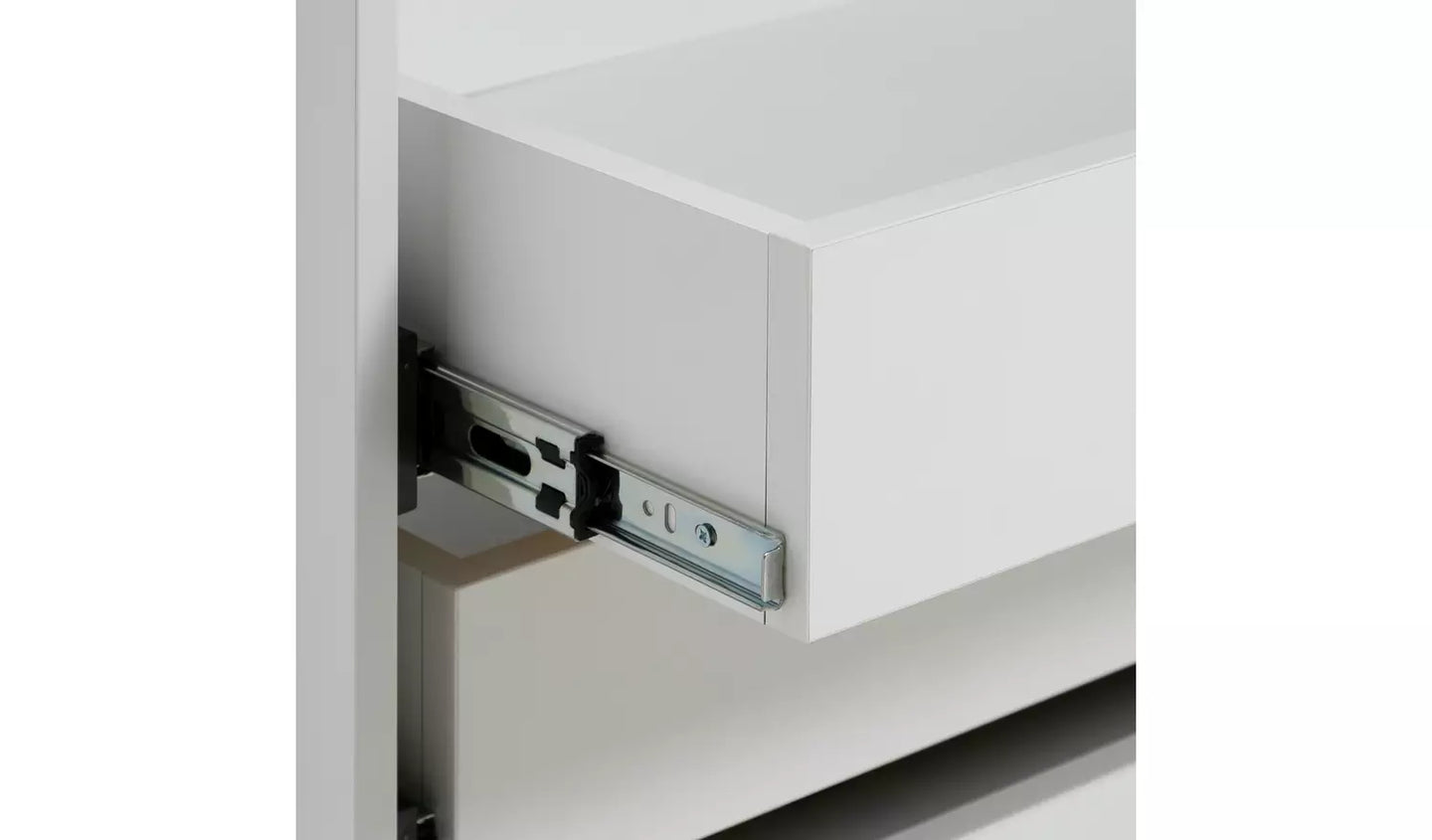 Habitat Munich 2 Door Mirror Wardrobe - White